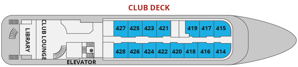 CLUB DECK | ספינת Sea Spirit